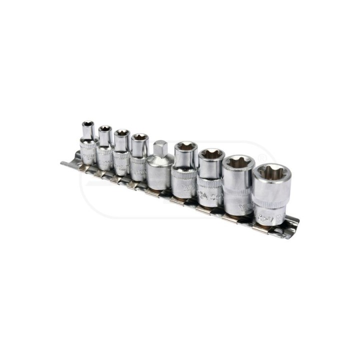 Zestaw klucze nasadowe TORX E5-E16 YATO 9 sztuk YT0520