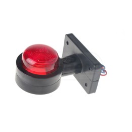 Lampa zespolona obrysowa przednio-tylna, 12V-24V + przewody 15cm LgY-S 0,75mm2 261, W21.1Ż JK 1 PRODUKT POLSKI