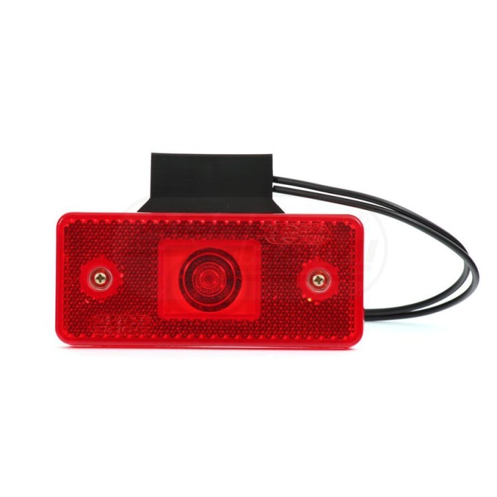 Lampa zespolona obrysowa tylna, 12V-24V + przewody 22cm LgY-S 0,75mm2, diody 103Z, W17D WAŚ