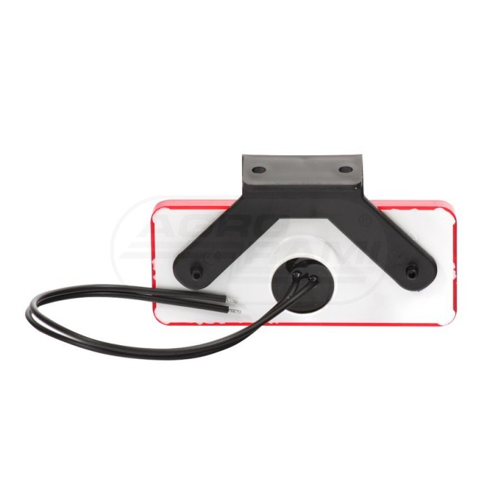Lampa zespolona obrysowa tylna, 12V-24V + przewody 22cm LgY-S 0,75mm2, diody 103Z, W17D WAŚ