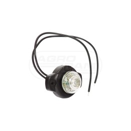 Lampa obrysowa tylna, jednofunkcyjna, 12V-24V + przewody 22cm LgY-S 0,75mm2, diody 127, W24 WAŚ