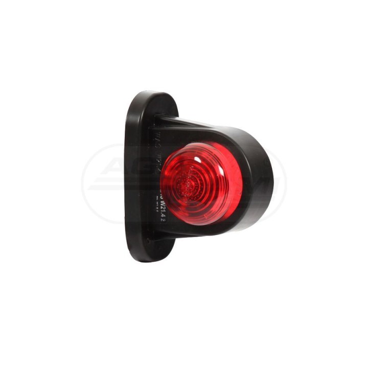Lampa zespolona obrysowa przednio-tylna, 12V-24V + przewody 17cm LgY-S 0,75mm2 264, W21.4Ż JK 1.3 PRODUKT POLSKI