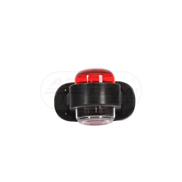 Lampa zespolona obrysowa przednio-tylna, 12V-24V + przewody 17cm LgY-S 0,75mm2 264, W21.4Ż JK 1.3 PRODUKT POLSKI