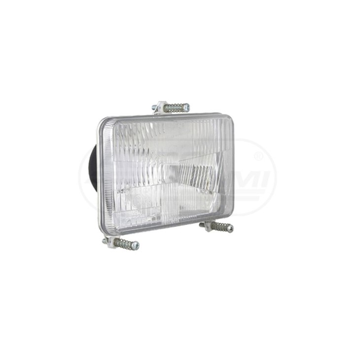 Reflektor przedni H4 2F 167x106+ uszczelka, żarówka 3Ł 130x120 płaskie MF4235, MF8260, RENAULT 41/181-101 RE.27001, 7700692117 W