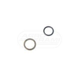 Pierścień oporowy + oring  fi 16 Pier+oring. Fi 16