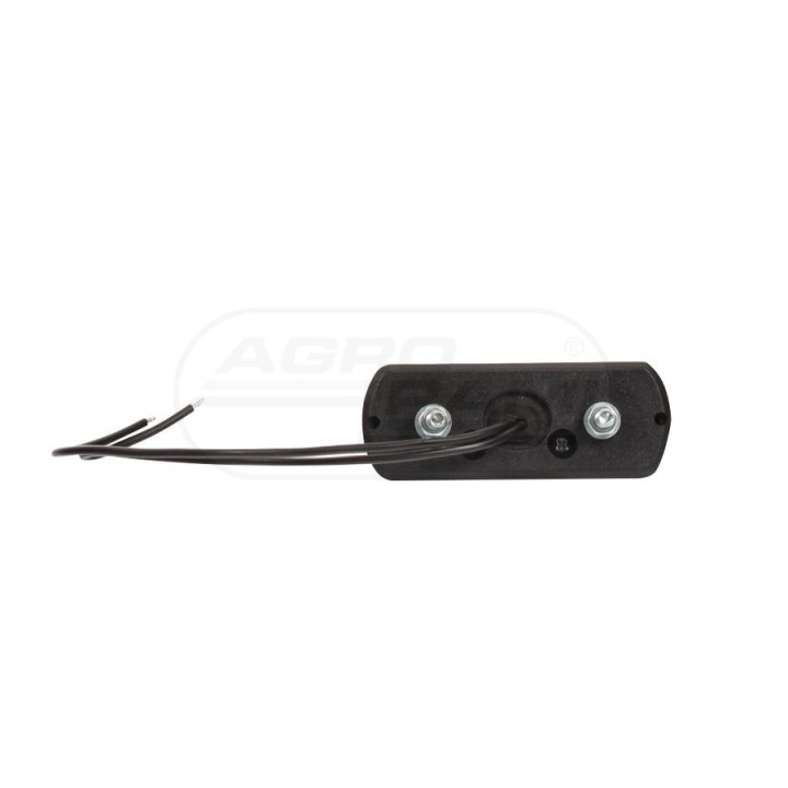 Lampa oświetlenia tablicy rejestracyjnej, jednofunkcyjna, 12V-24V + przewody 20cm LgY-S 0,75mm2, diody 244, W52 WAŚ