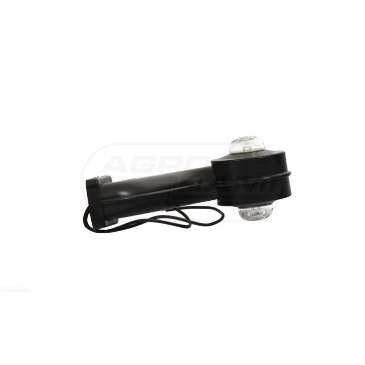 Lampa zespolona obrysowa przednio-tylna prawa, 12V-24V + przewody 25cm LgY-S 0,75mm2, diody 152P, W21.10 WAŚ