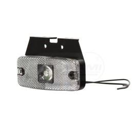 Lampa zespolona obrysowa przednia, 12V-24V + przewody 22cm LgY-S 0,75mm2, diody 225Z, W46 WAŚ