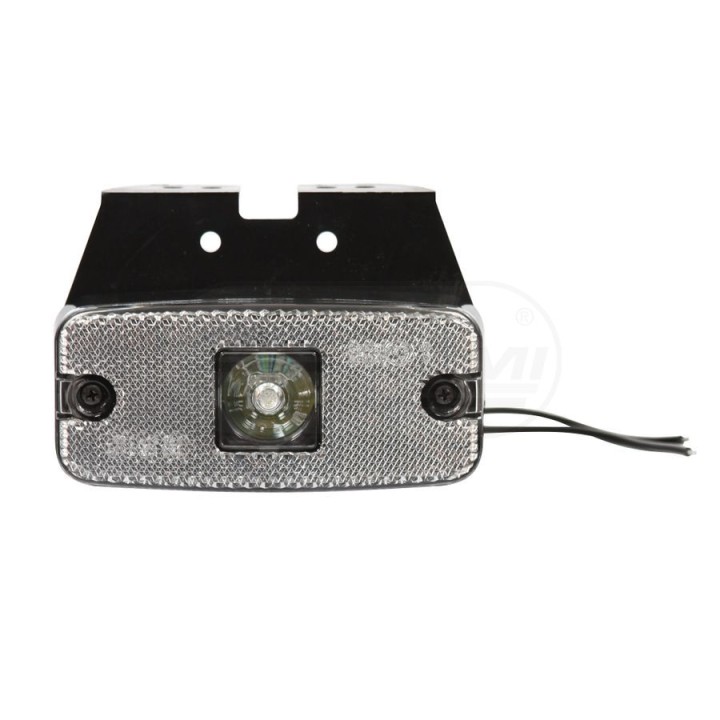 Lampa zespolona obrysowa przednia, 12V-24V + przewody 22cm LgY-S 0,75mm2, diody 225Z, W46 WAŚ