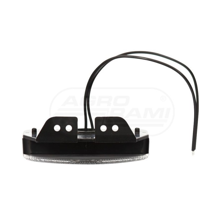 Lampa zespolona obrysowa przednia, 12V-24V + przewody 22cm LgY-S 0,75mm2, diody 225Z, W46 WAŚ