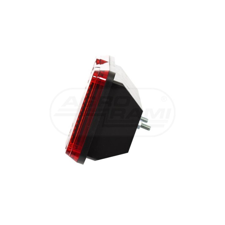 Lampa zespolona tylna prawa, 24V + diody 107, W09DP WAŚ