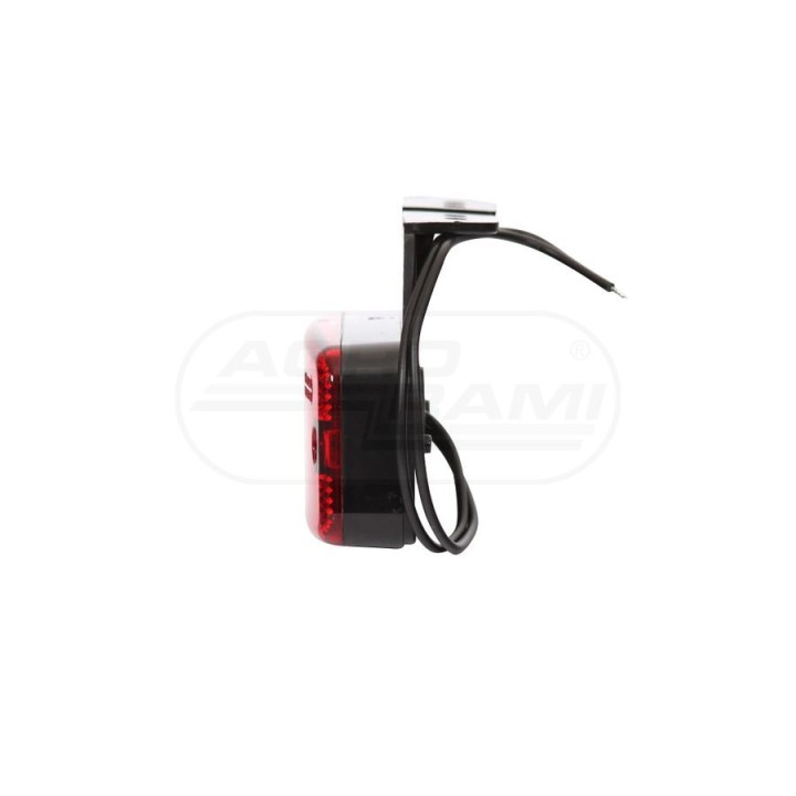 Lampa zespolona obrysowa tylna, 12V-24V + przewody 22cm LgY-S 0,75mm2, diody 224Z, W46 WAŚ