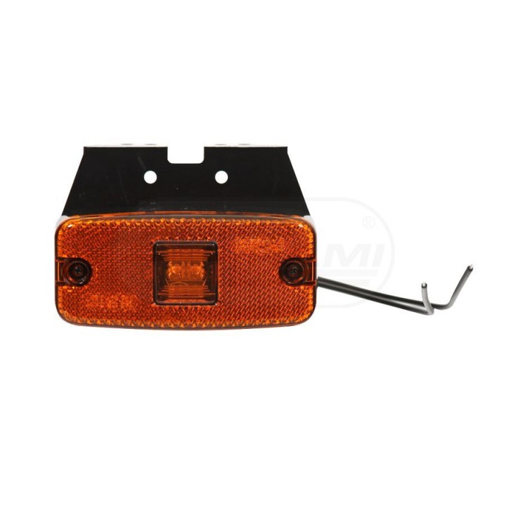 Lampa zespolona pozycyjna boczna, 12V-24V + przewody 22cm LgY-S 0,75mm2, diody 223Z, W46 WAŚ