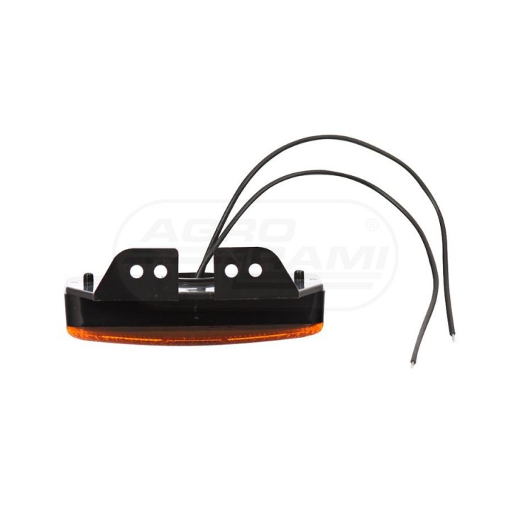 Lampa zespolona pozycyjna boczna, 12V-24V + przewody 22cm LgY-S 0,75mm2, diody 223Z, W46 WAŚ