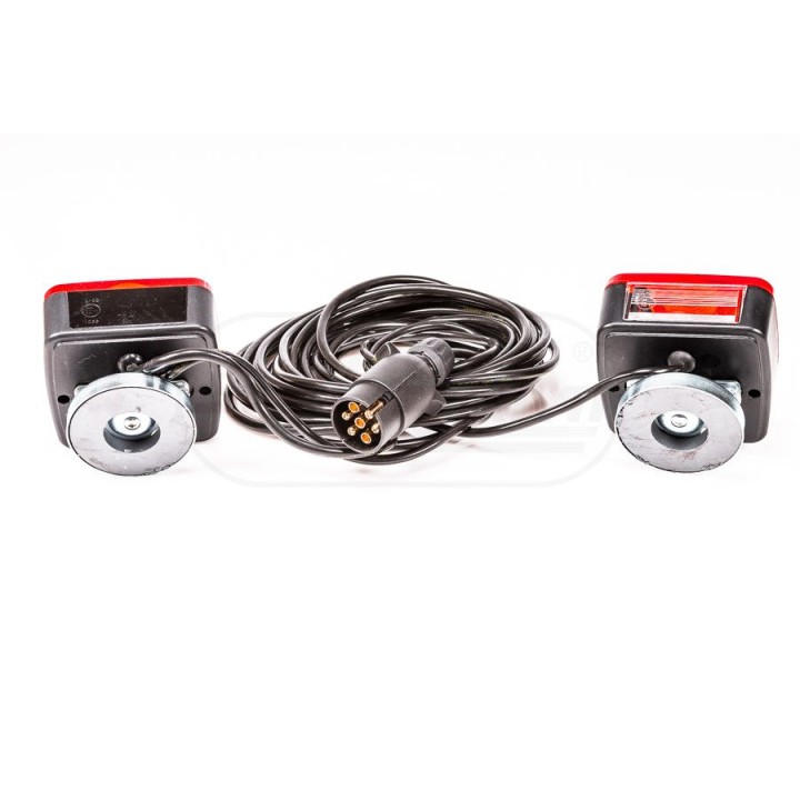 Zestaw lamp na magnes 7mb. 12V Z07(GR)
