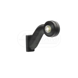 Lampa zespolona obrysowa przednio-tylna lewa, 12V-24V + przewody 25cm LgY-S 0,75mm2, diody 152L, W21.10 WAŚ