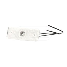 Lampa zespolona obrysowa przednia, 12V-24V + przewody 22cm LgY-S 0,75mm2, diody 219P, W44 WAŚ