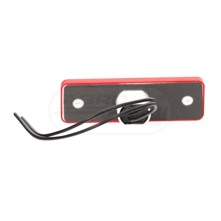 Lampa zespolona obrysowa tylna, 12V-24V + przewody 22cm LgY-S 0,75mm2, diody 218P, W44 WAŚ