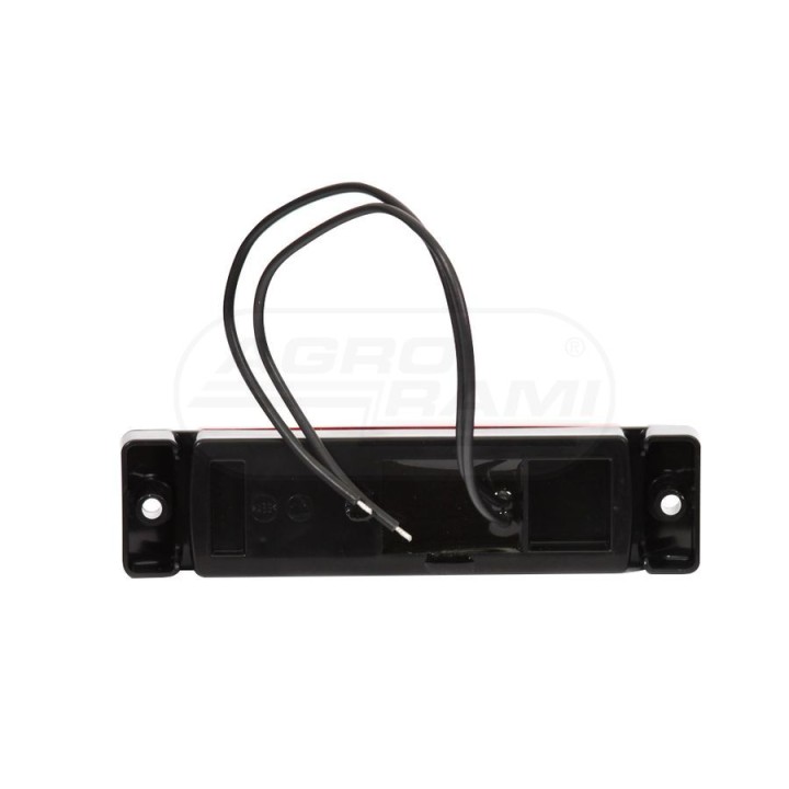 Lampa zespolona obrysowa tylna, 12V-24V + przewody 21cm LgY-S 0,75mm2, diody 221, W45 WAŚ