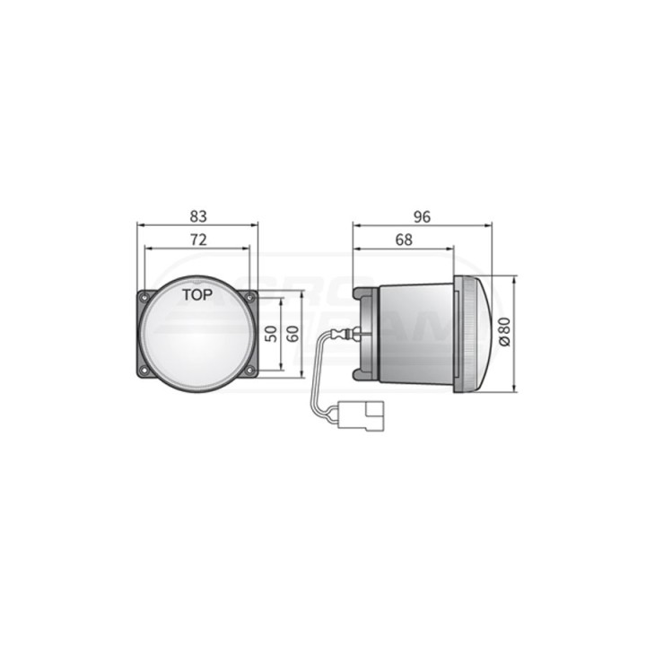 Reflektor halogenowy 4HM23800 WESEM