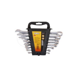 Zestaw kluczy płasko-oczkowych 6-19mm 8szt 34708