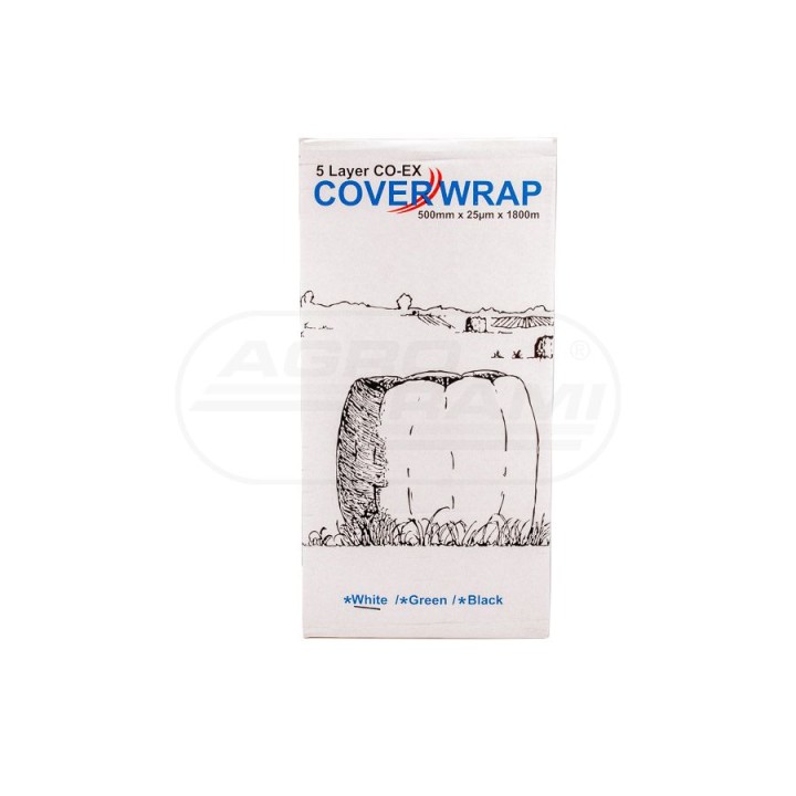 Folia do sianokiszonki TAMA CoverWrap 5-warstwowa 500X0,025X1800M BIAŁA Tama