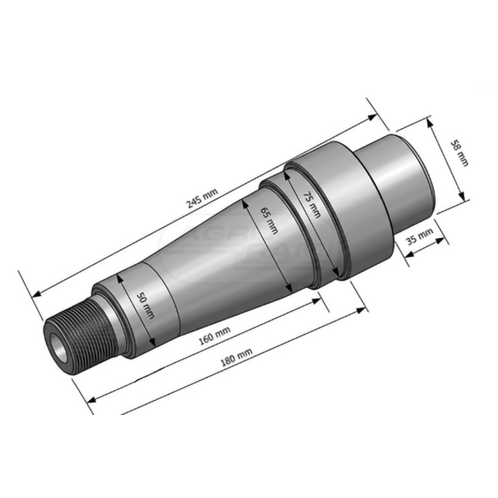 Czop osi 7214010170120