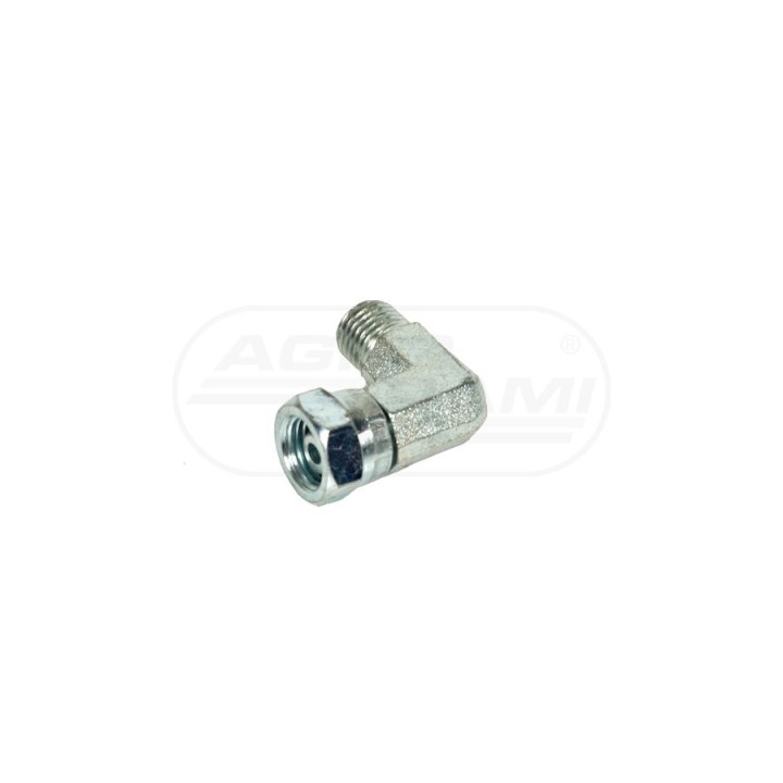 Kolanko metalowe z nakrętką M14x1,5