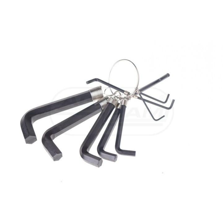 Kpl. kluczy imbusowych 10szt 2-14 mm