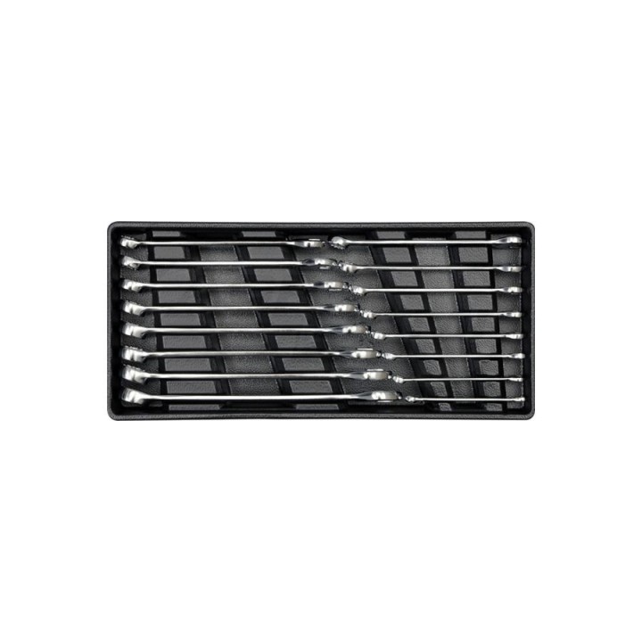 Wkład do szuflady klucze płasko-oczkowe YATO 6-21 mm 16 elementów YT-5531