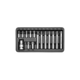 Końcówki wkrętakowe TORX YATO 15 sztuk YT0411