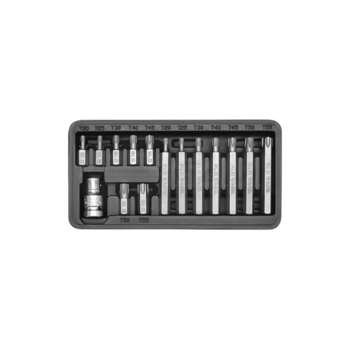 Końcówki wkrętakowe TORX YATO 15 sztuk YT0411