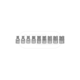 Klucze nasadowe duże TORX YATO E10-E24 9 elementów YT0521