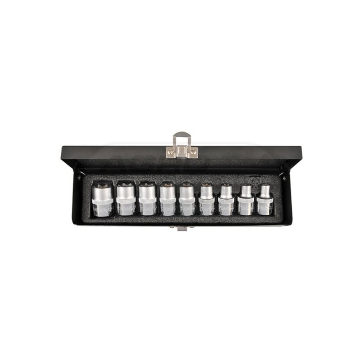 Klucze nasadowe duże TORX YATO E10-E24 9 elementów YT0521