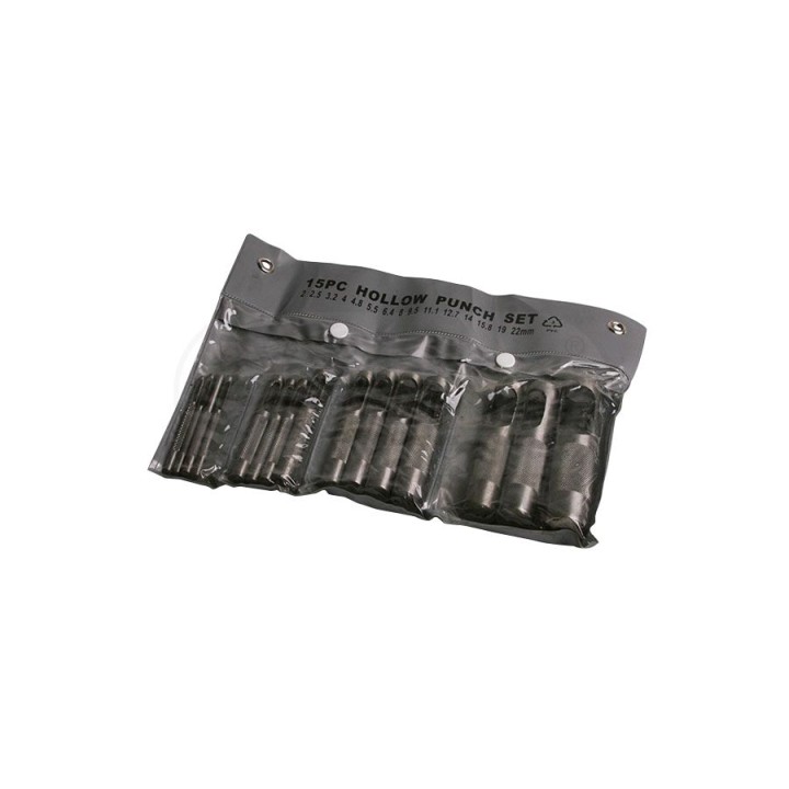 Przebijaki do skóry 15cz.2-22mm.