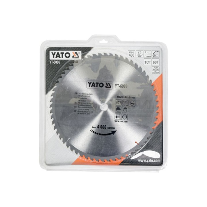 Tarcza widiowa YATO 400x60Tx30 mm YT6086