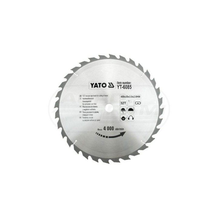 Tarcza widiowa YATO 400x32Tx30 mm YT6085