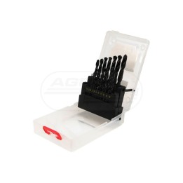 Wiertła do metalu HSS YATO 1-10 mm 19 sztuk YT4462 1-10 19el.