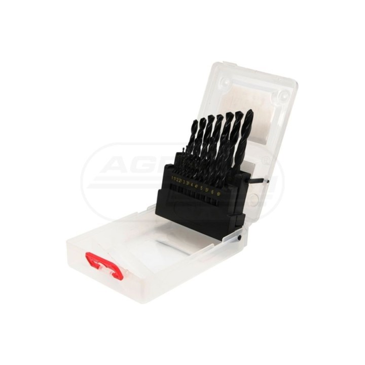 Wiertła do metalu HSS YATO 1-10 mm 19 sztuk YT4462 1-10 19el.