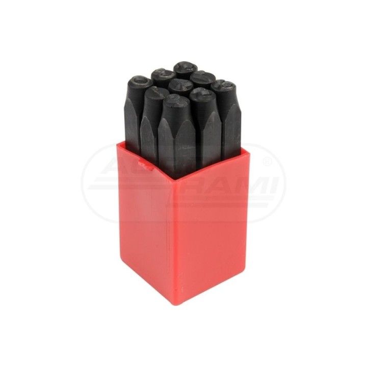 Znaczniki numeratory cyfrowe YATO 6 mm 9 elementowy YT6854