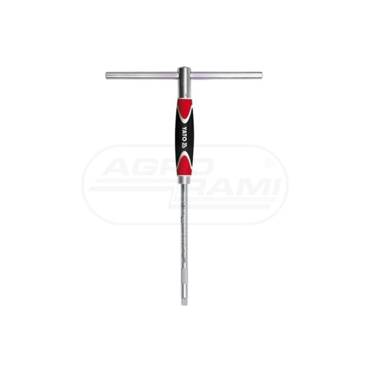 Adapter typu T" z obrotową rączką YATO 1/2" YT-1567