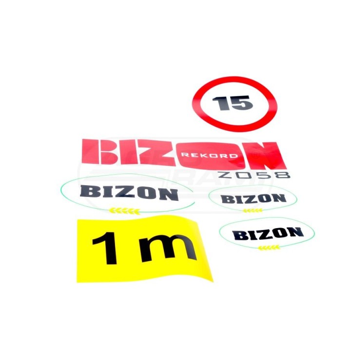Komplet naklejek Bizon Rekord Z-058 BIZON REKORD Z-058