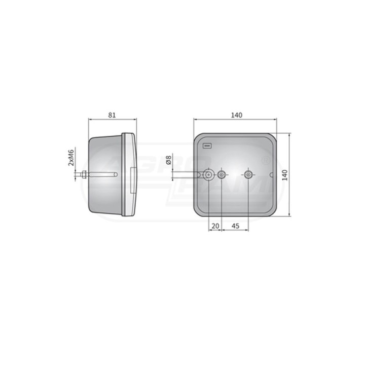 Lampa tylna zespolona LT2.26600 LT2.26600, 53351901 WESEM