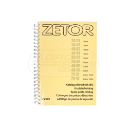 Katalog ZETOR SUPER 5/03  3321/7341 222212377 Zetor