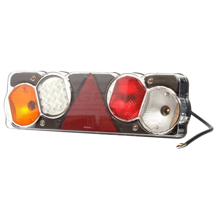 Lampa zespolona tylna lewa, 24V + przewody 60cm YLY-S 6x0,75mm2, diody 252, W39DŻL WAŚ
