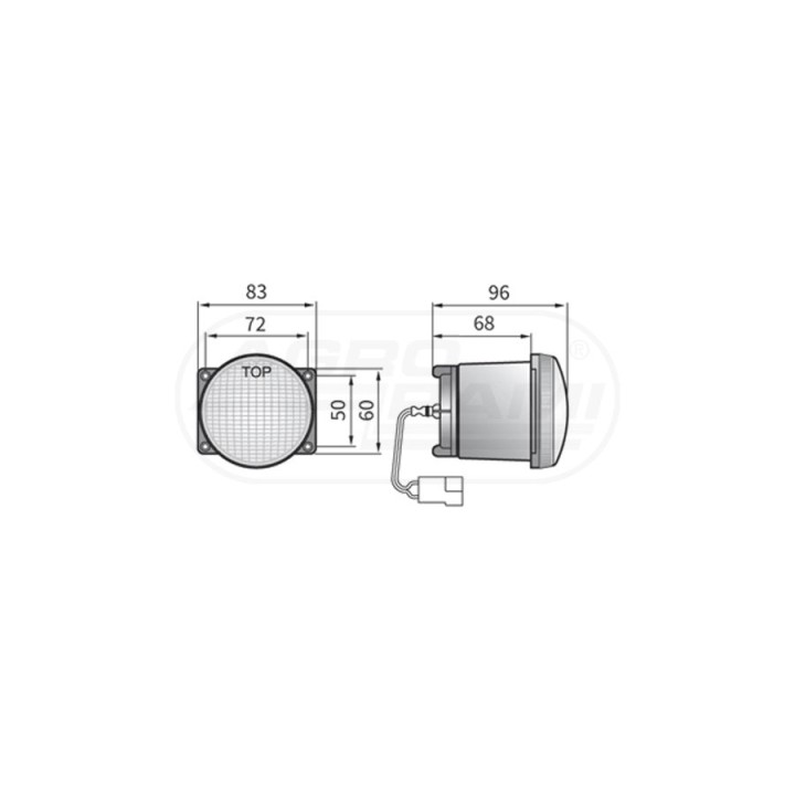 Lampa robocza H3 LOR5.41302 WESEM