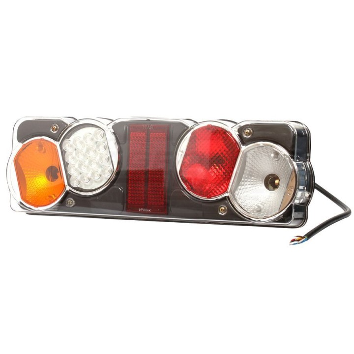 Lampa zespolona tylna lewa, 24V + przewody 60cm YLY-S 6x0,75mm2, diody 259, W40DŻL WAŚ