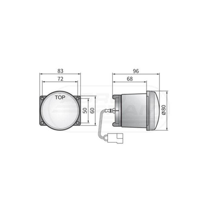 Reflektor drogowy HM4.33715 WESEM