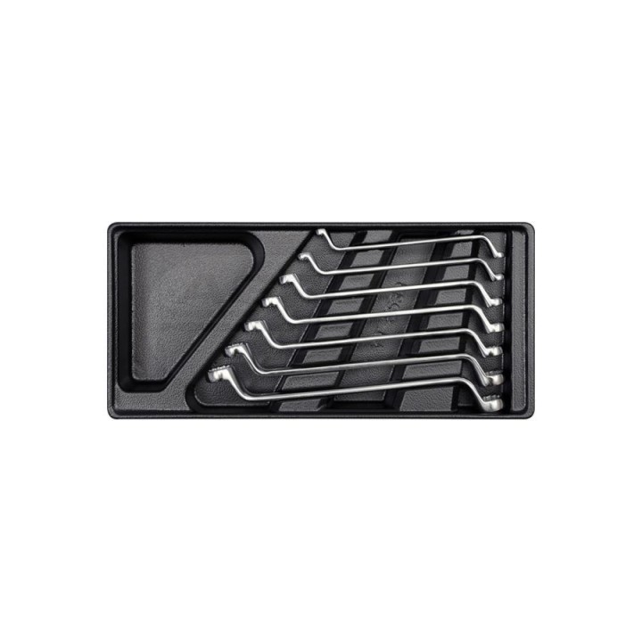 Wkład do szuflady klucze oczkowe odgięte YATO 6- 19 mm 7 elementów YT-5533