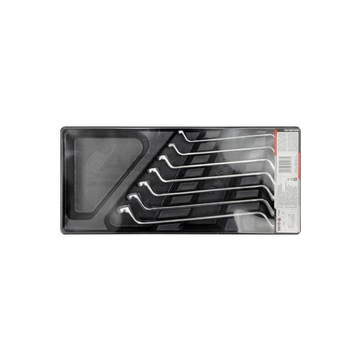 Wkład do szuflady klucze oczkowe odgięte YATO 6- 19 mm 7 elementów YT-5533